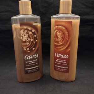 SET OF 2- Caress Shea Butter and Cocoa Body Wash - 18fl oz